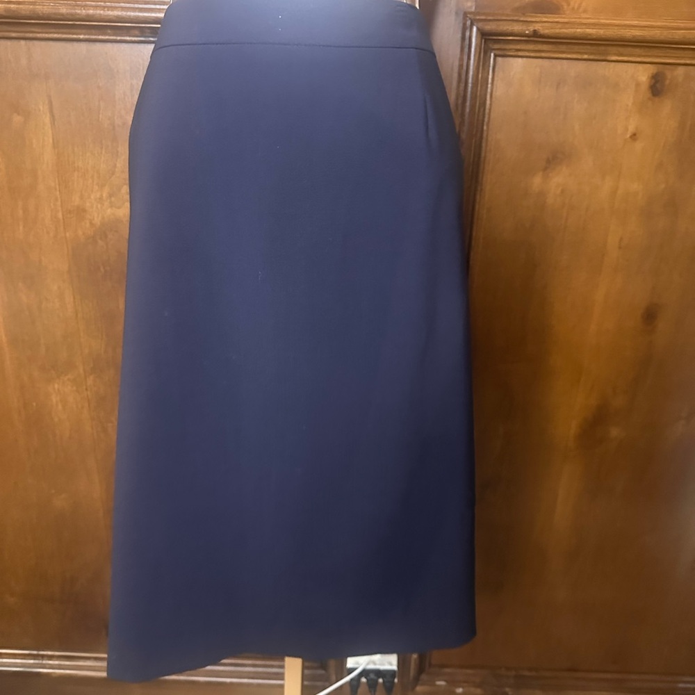 NWT SIZE 14 Hugo Boss Elegant Dark Blue Pencil Skirt - Picture 2 of 7